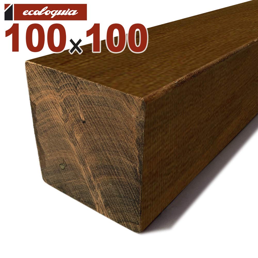 Amazon | 100x100x長（選択可）mm イペ 柱材 角材 厚さ100mm 幅100mm 