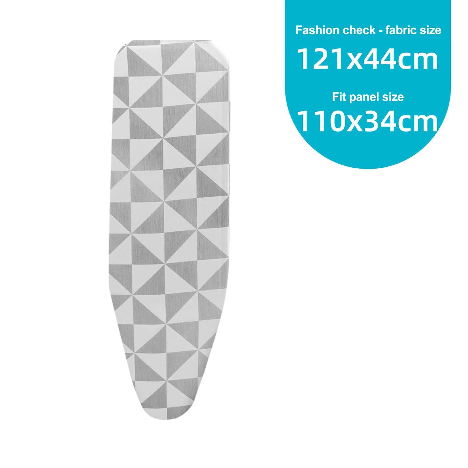 Funda para tabla de planchar, algodón, borde elástico, resistente a las manchas, resistente a las quemaduras, lavable, funda de almohadilla de planchado para mesa de planchar
