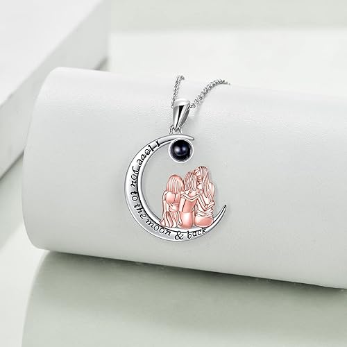 Miniatura 4 de POPKIMI Sister Gifts from Sister 23 4 Sisters Necklace Sterling Silver Always My Sister Forever My Friend Pendant Necklace Fashion Jewelry Gifts for