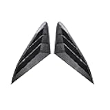 DYXN Compatible with KIA Optima K5 2020 2021 Car Rear Louver Window Side Shutter Cover Trim Sticker Vent Scoop(Carbon)