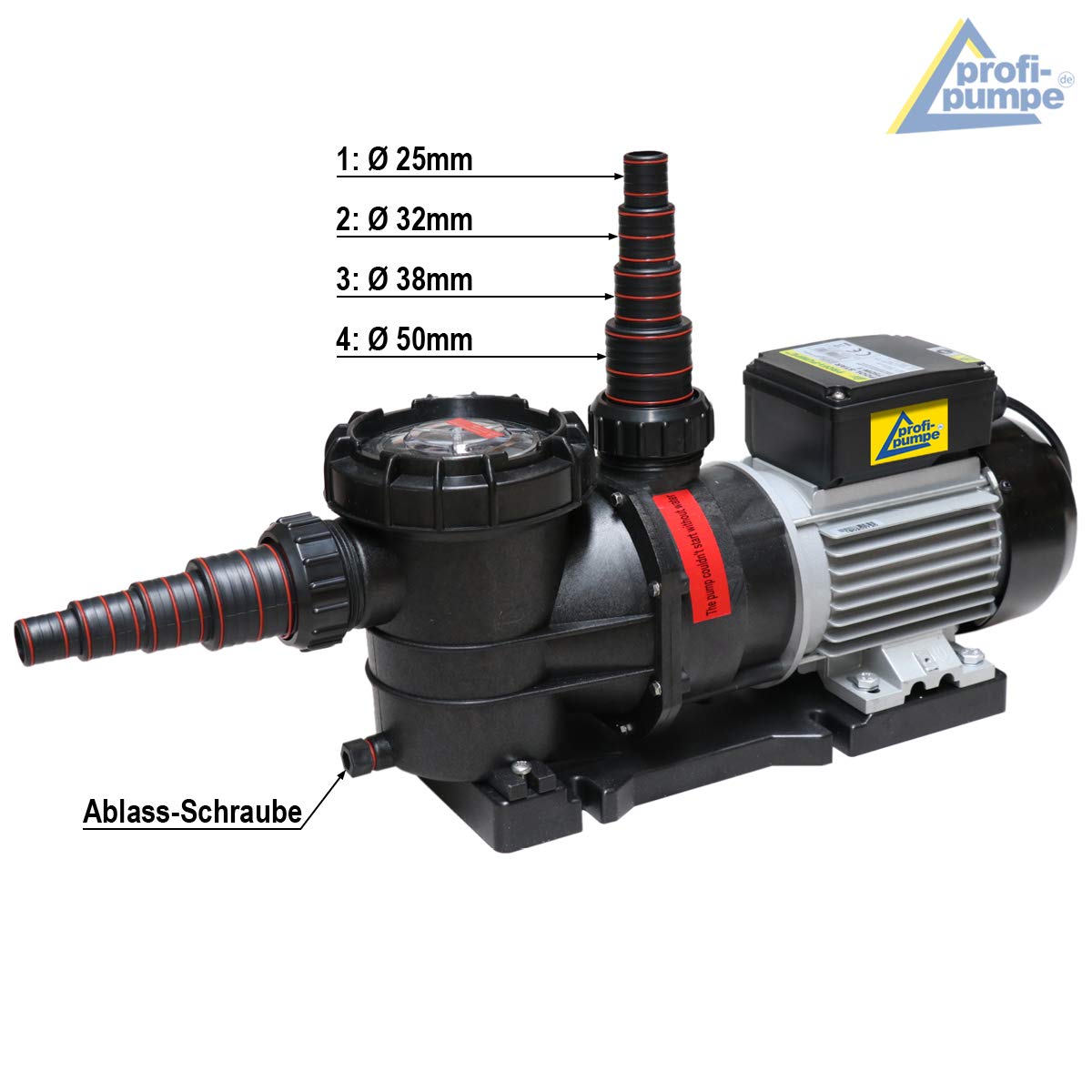 POMPA FILTRO PISCINA AMUR Pompa per piscina 1100 W Pompa filtro per piscine Pompafiltro piscina da 1100 W
