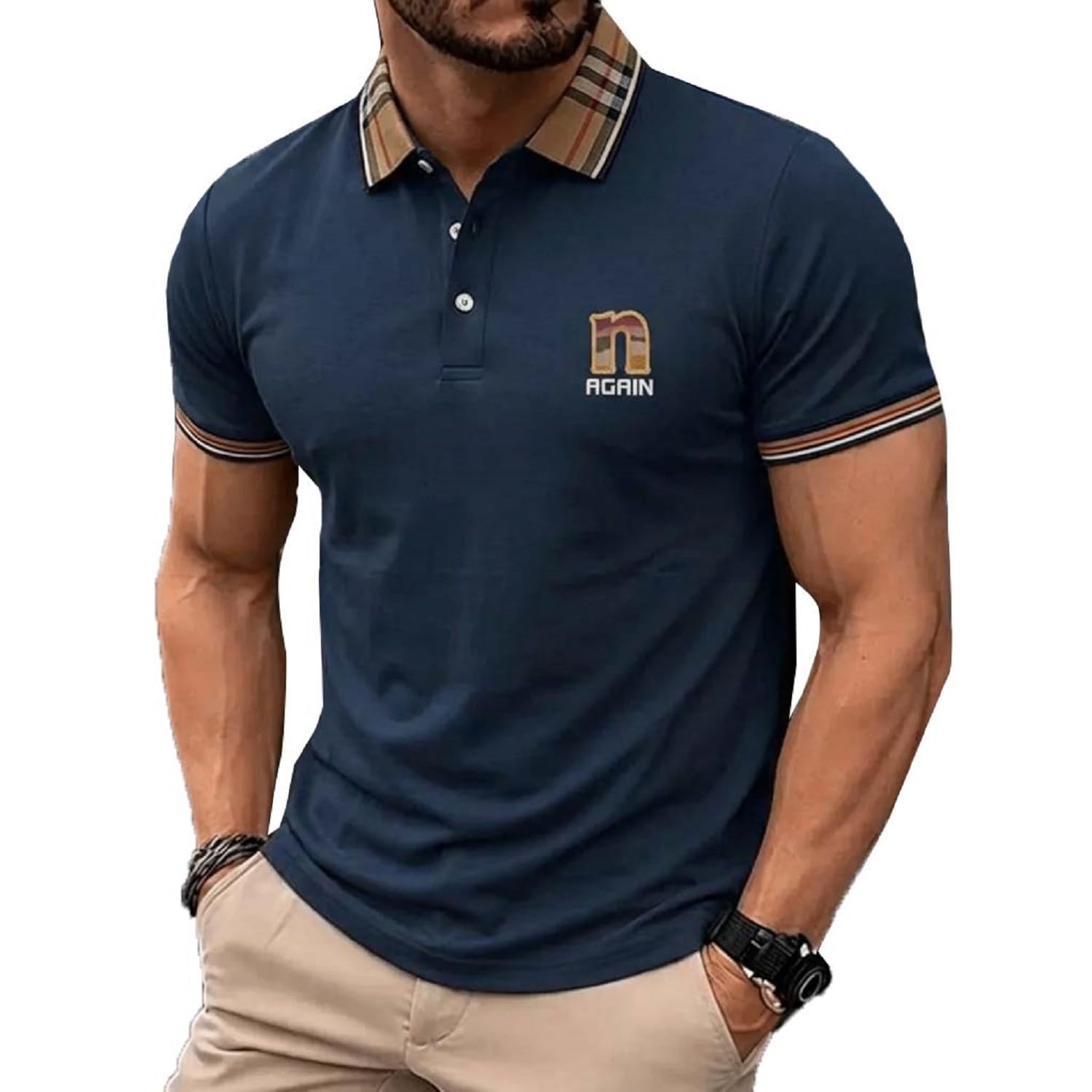 lymio Polo T Shirt for Men || T Shirt for Man || Collar T Shirt Style Men (Packs Also Available) (Polo-93-96)-picture-34