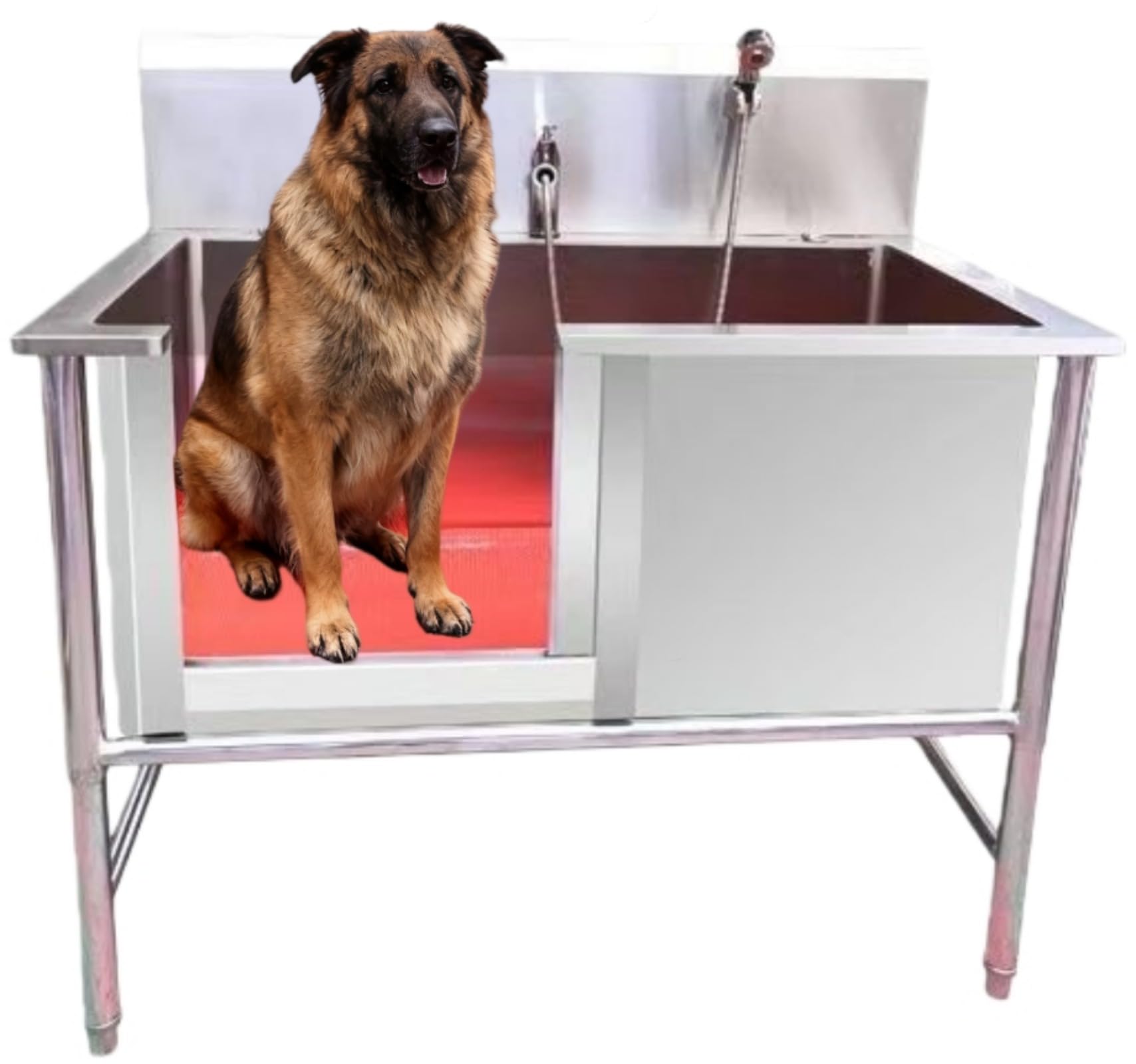 Amazon.co.jp: Yozuki ドッグバス トリミング台 ステンレスシンク 犬の