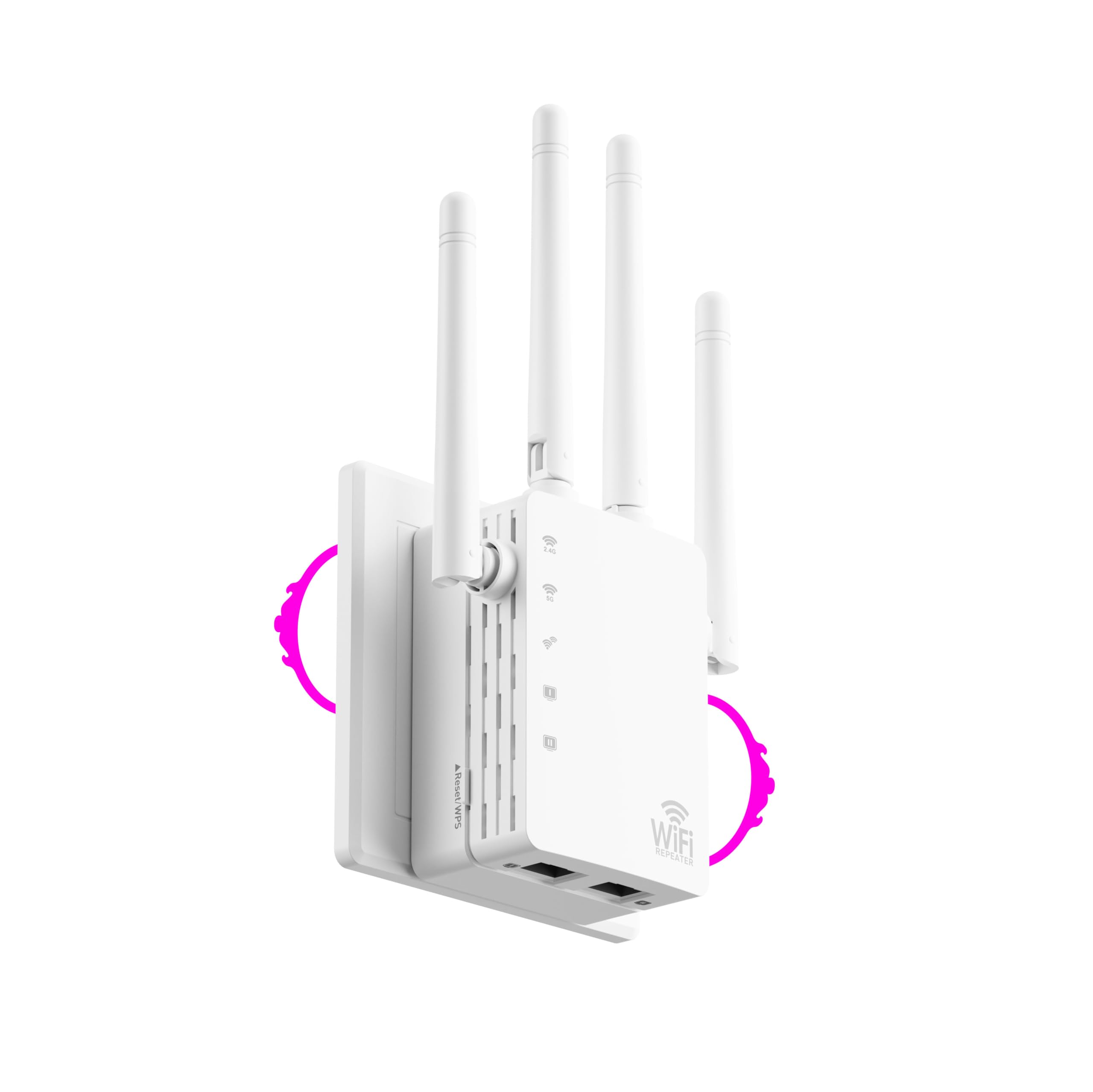 Photo 1 of 2026 WiFi Extender Signal Booster for Home, 10X Faster New Wireless Long Range Amplifier, Covers up to 13888 sq.ft, WiFi Booster Dual Band,WiFi Repeater with Ethernet Port & EasyMesh, Easy Setup