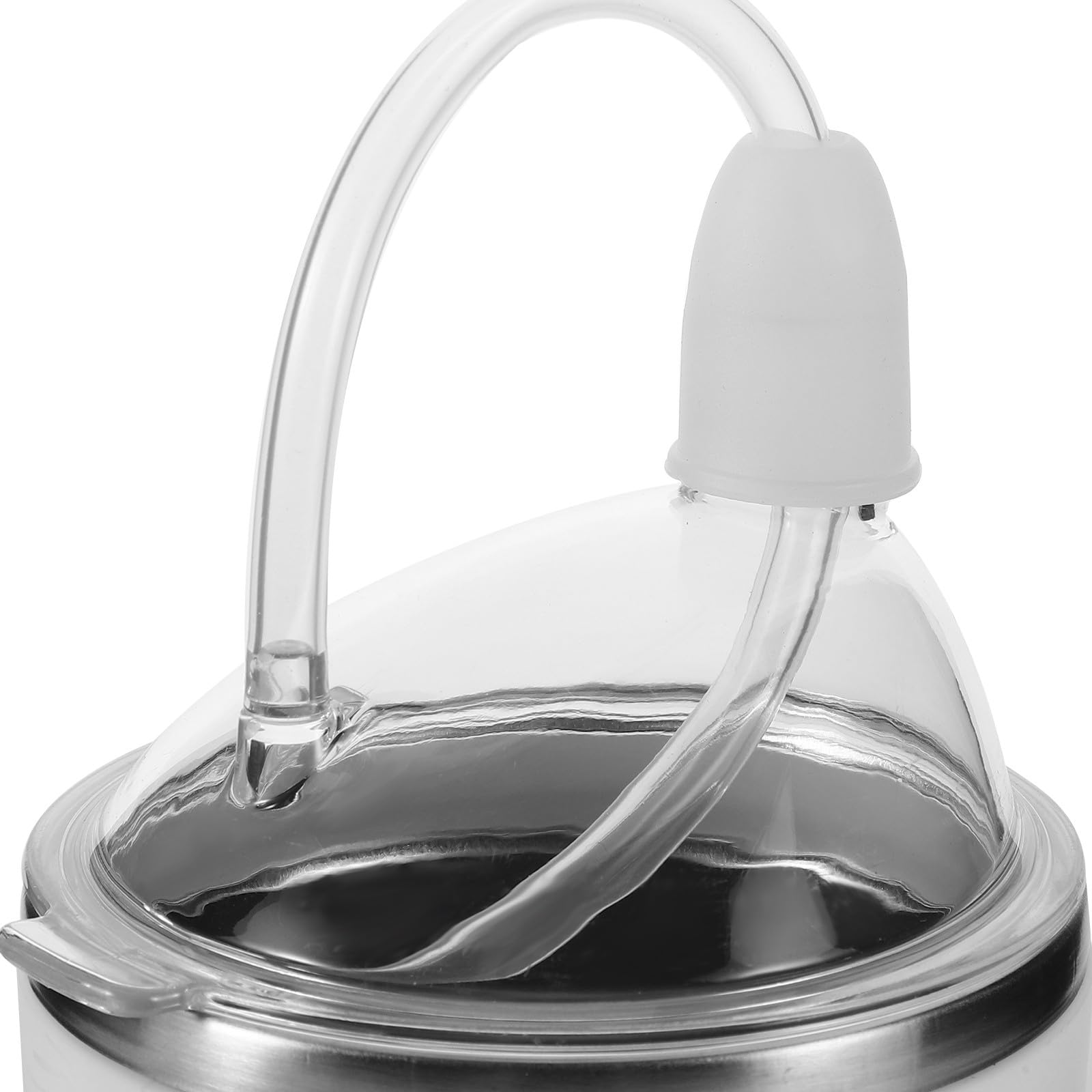 Hemobllo Auslaufsicherer Trinkbecher Edelstahl mit 450ml Fassungsvermögen und Griff und Material für Ältere Menschen für Bettlägerige Senioren im Alltag