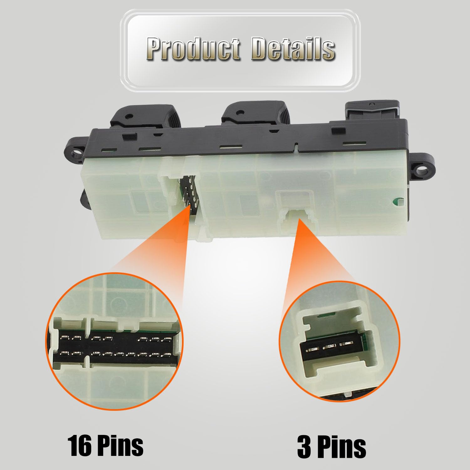 INTERRUTTORE ALZACRISTALLI PORTA ANT. per SKODA OCTAVIA PLUG-IN (NX) 1.4 2012 EUR 27,77