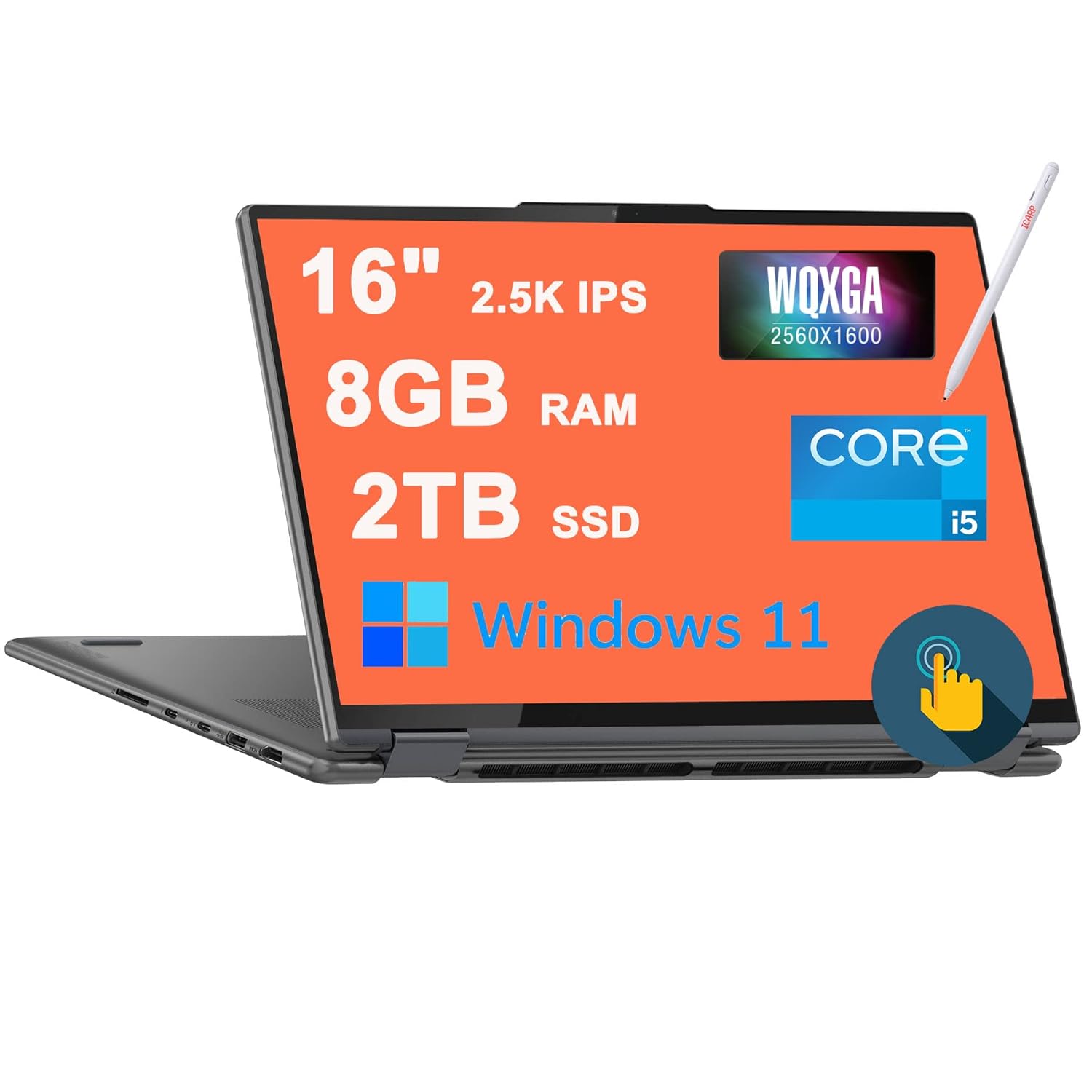 Buy Lenovo Yoga 7i 16 2in1 Laptop 16" 2.5K IPS Touchscreen (400 nits