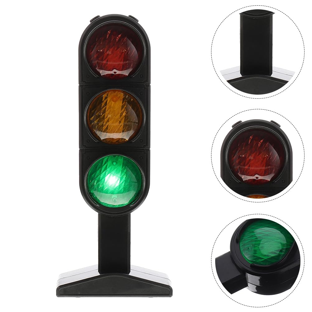 STOBOK Kids Traffic Light Signs Toy: 2PCS small Road Light Safety Traffic Maker Crosswalk Signal Model Stop Sign Lamp Playset for Toddler Child Early Educational Toy - Image 4