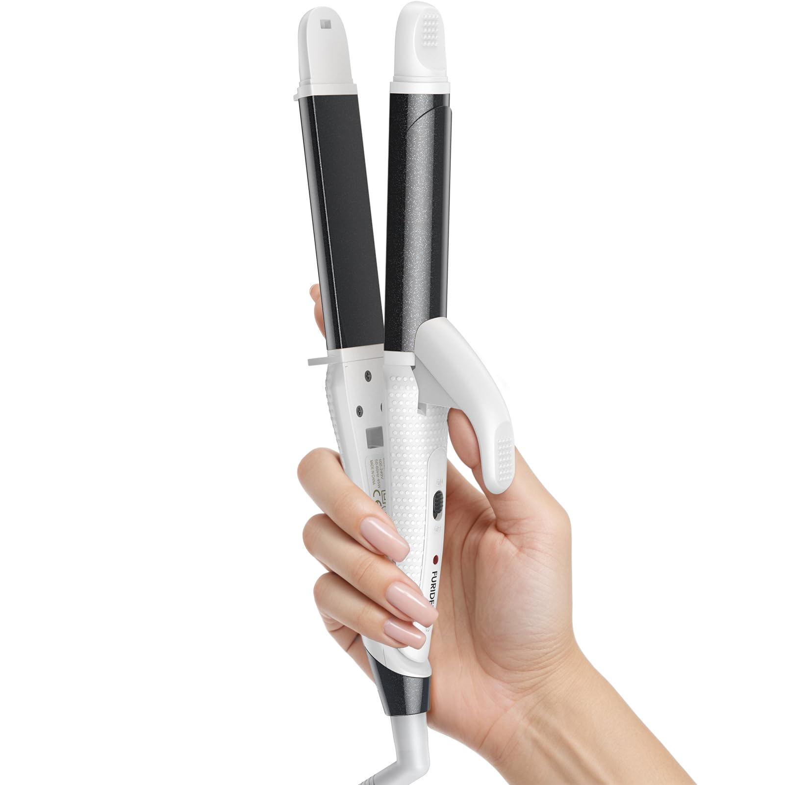 FURIDEN LITE Mini Dual Voltage 1-Inch Curling Iron and Straightener