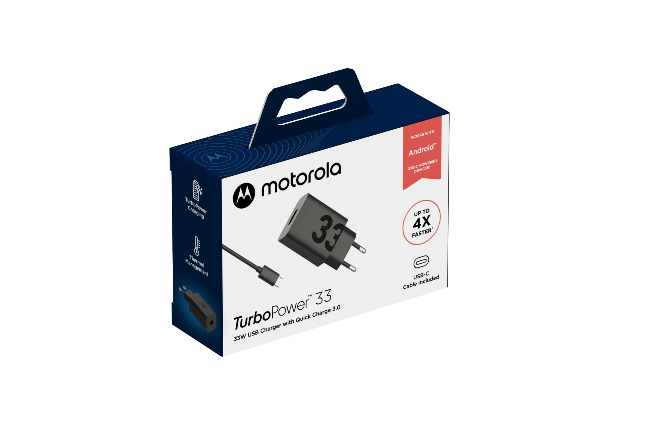 Motorola Turbopower 33 Caricabatterie USB-C 33W Ricarica rapida