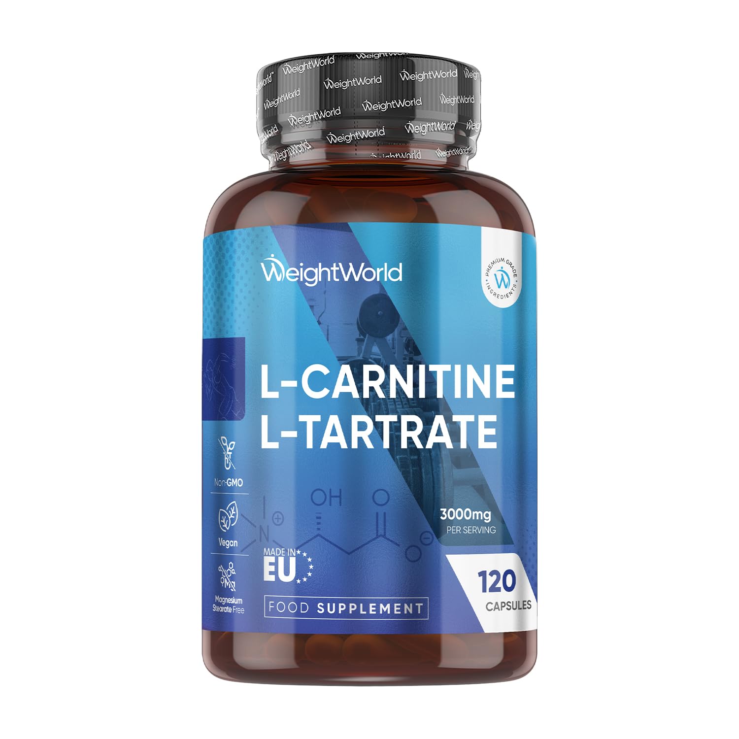l-carnitine free form vitamin world L Carnitine Capsules 3000mg - 120 Capsules - Vegan-Friendly L-Tartrate - Gluten-Free & Magnesium Stearate-Free - No Unnecessary Additives - L- Carnitine Supplements for Men & Women and caffeine L-Carnitine | Nature's Answer