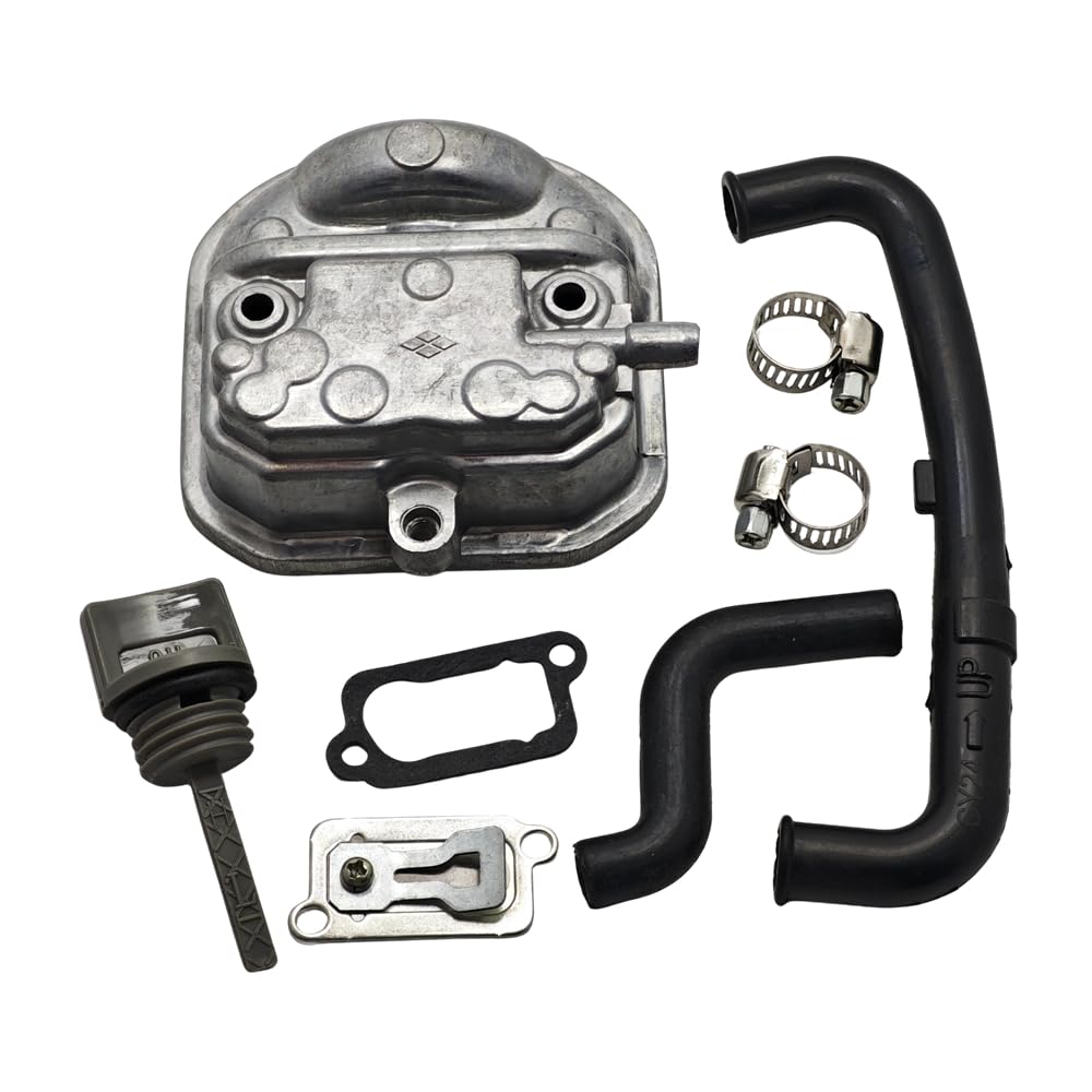 Kit de Juntas de Salida for Manguera de ventilación, Varilla de Nivel de Aceite y Tapa de Culata, Compatible con cortacésped GX35 GX 35, repuestos y Herramientas for Motor.