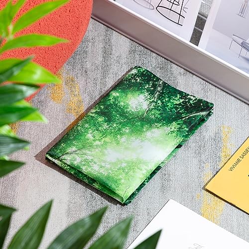 Image of VIHOSE 4 Pcs 2 x 2 Feet Fluorescent Light Covers for Ceiling Lights Classroom Magnetic Light Filters for Reducing Harsh Glare Flicker for Office Classroom Home Drop Ceiling(Forest)
