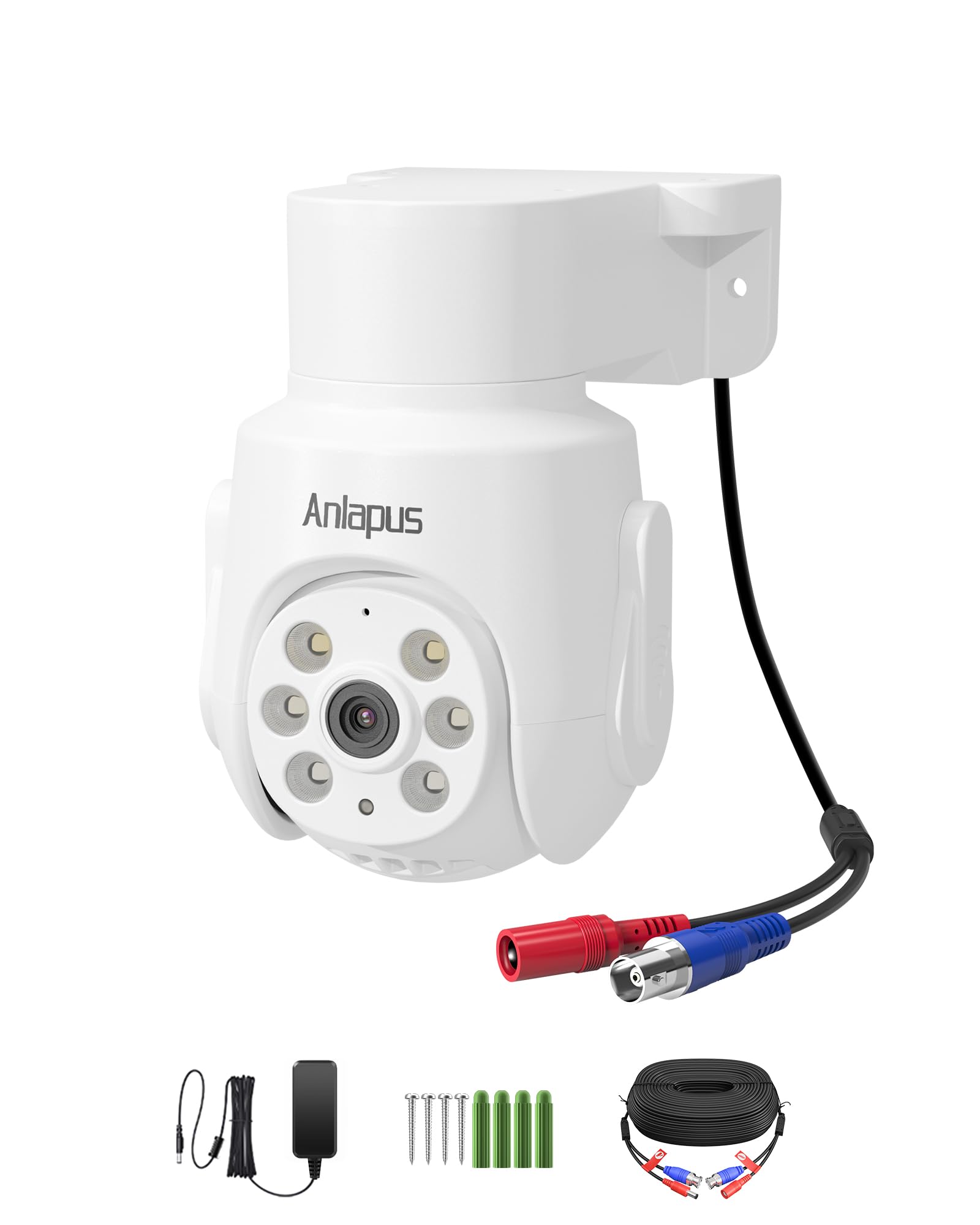 Anlapus Pack 1 Caméra de Surveillance 5MP pour Extérieure