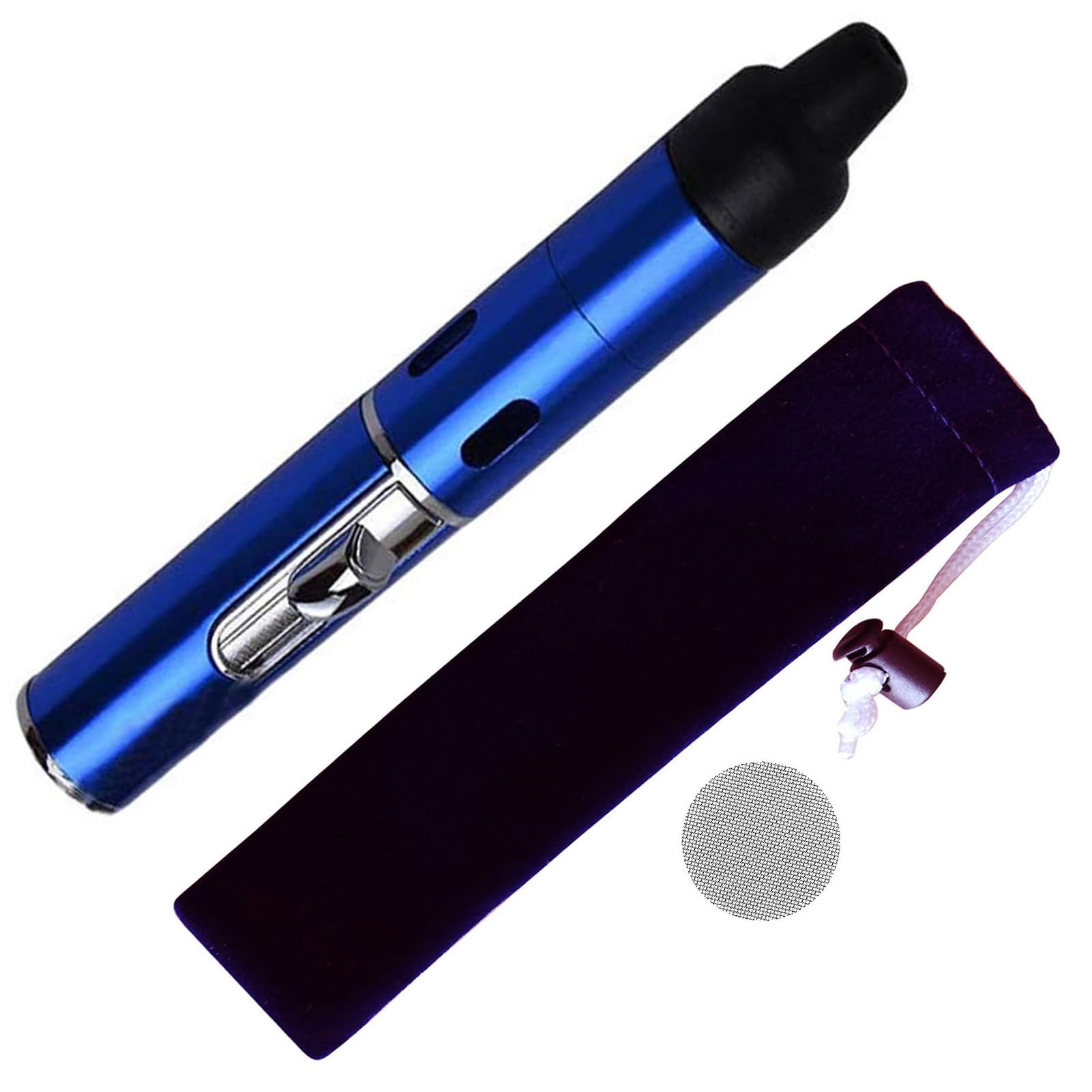 Windproof Lighters,Refillable Portable Lighter, Adjustable Jet Flame Torch Lighter Adjustable Fame Kitchen Cooking,Blue