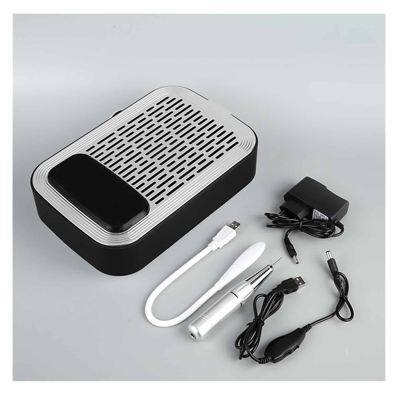 Collecteur de poussière pour ongles, Ensemble professionnel de manucure et pédicure, extracteur d'ongles en acrylique, ventilateur, Machine d'art, aspirateur sans balais, collecteur de poussière Puiss