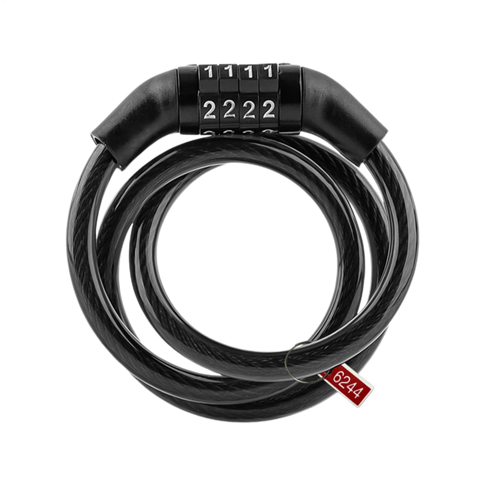 Cycling Combination Lock | Lock Sécurité À 4 Chiffres | Lock à Vélo Robuste | De Code Solide Pour Le Scooter Bicycle Extérieur Équipement Sport Équipement Clôture
