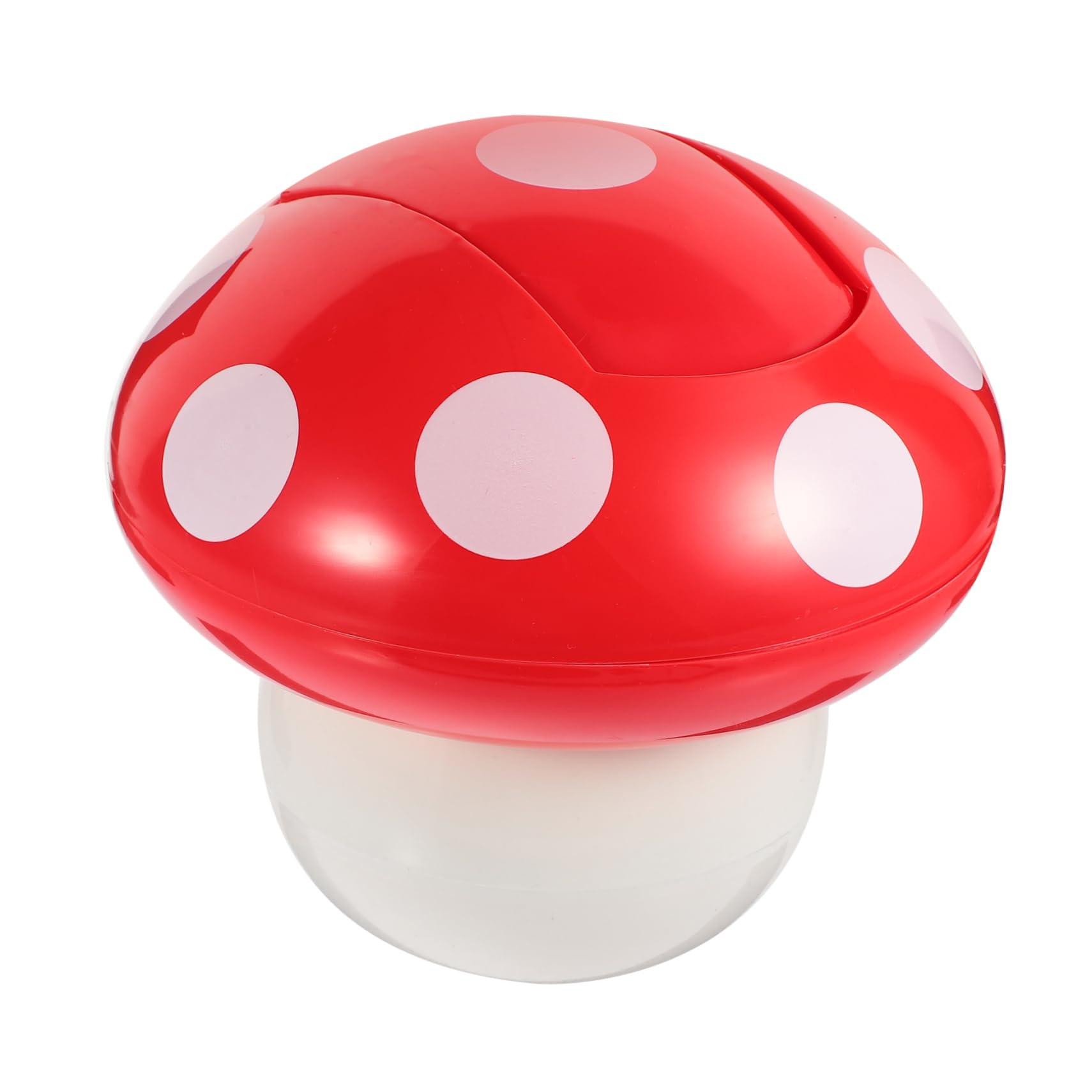 Garneck Mini Desk Trash Can Mushroom Nursery Decor Decorative Mushroom Trash Bucket for Home