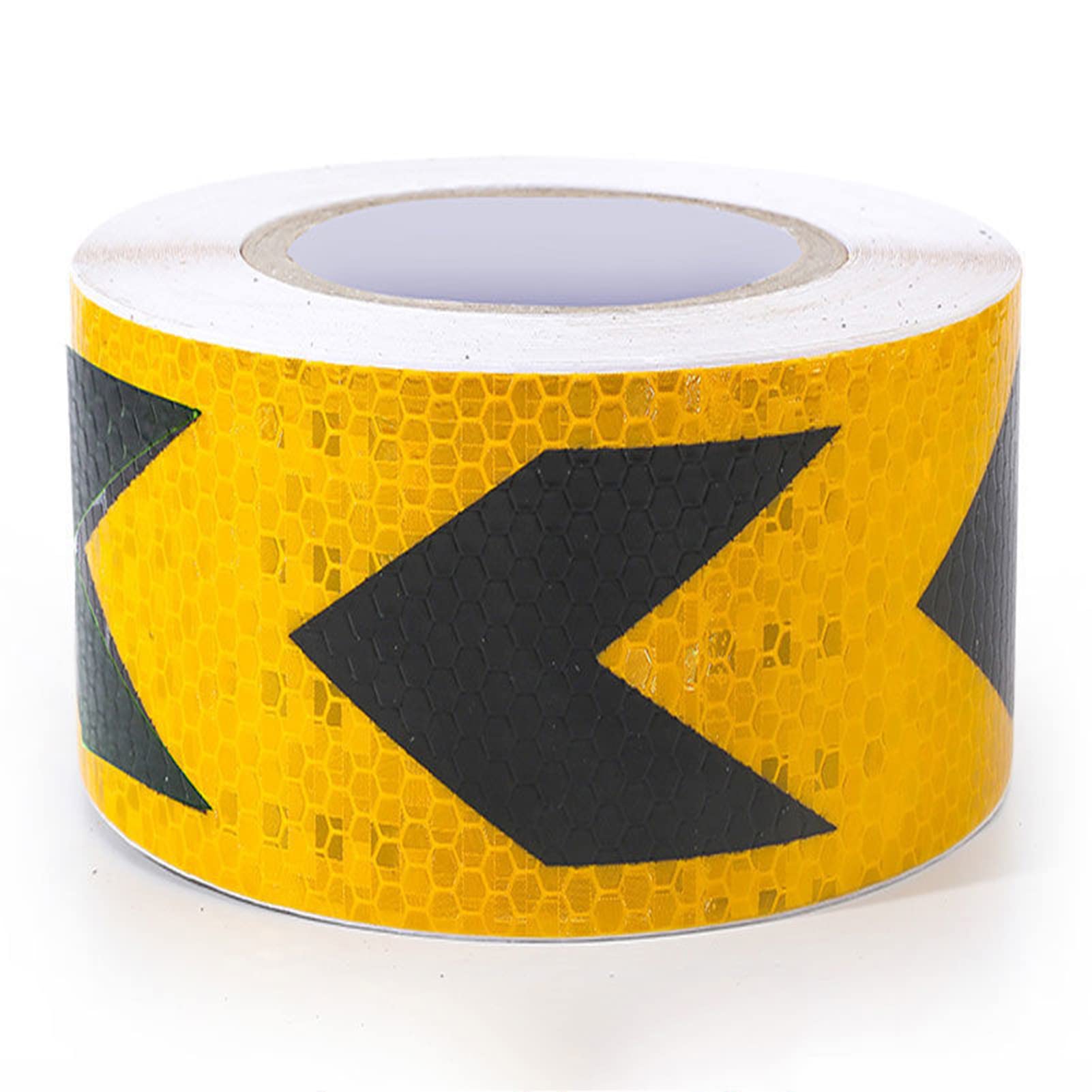 VHcgCGJ reflective tape, High Intensity Arrow Reflective Tape, Self-Adhesive Sticker, Marking Barrier(Black)