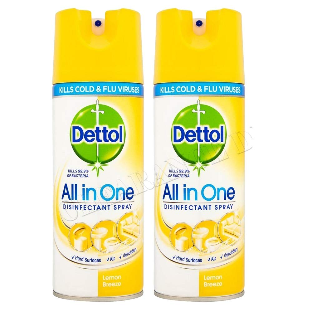 Dettol Disinfectant Spray 300mlLemon Pack of 2
