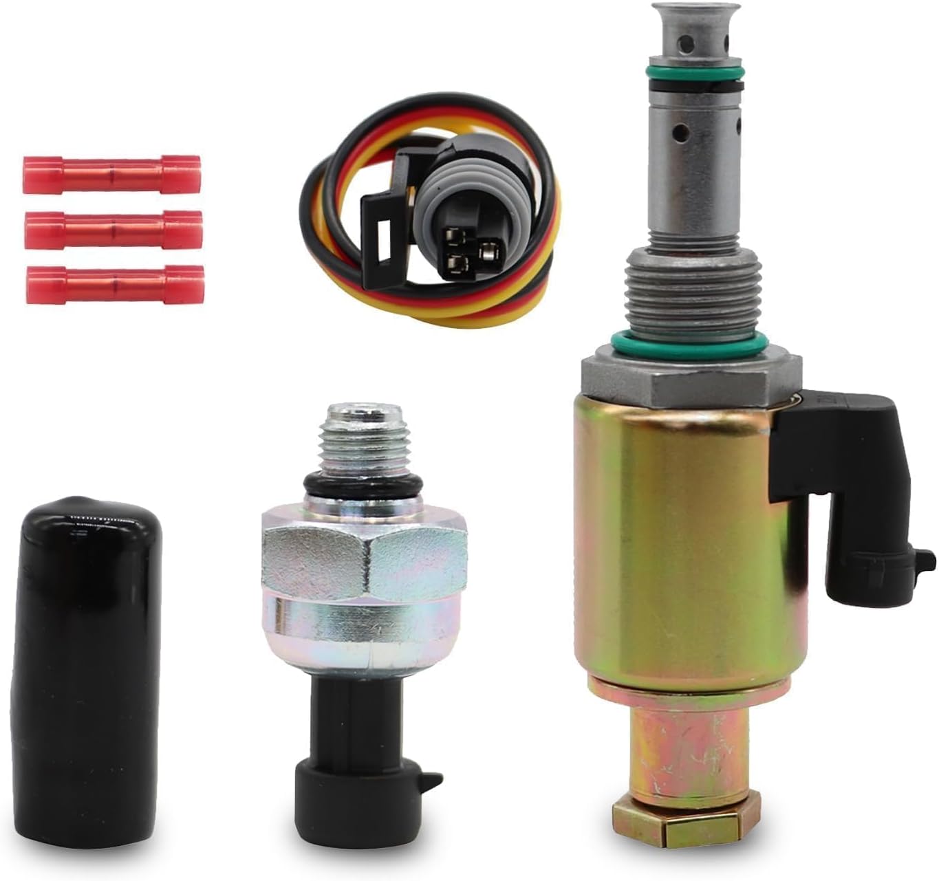 F81Z-9C968-AB 7.3L IPR Valve Fuel Injection Control Regulator Valve ICP Control Sensor Compatible with F series 250 350 450 550 650 750 E-350 E-450 E-550 1995-2003 F81A9C968AA