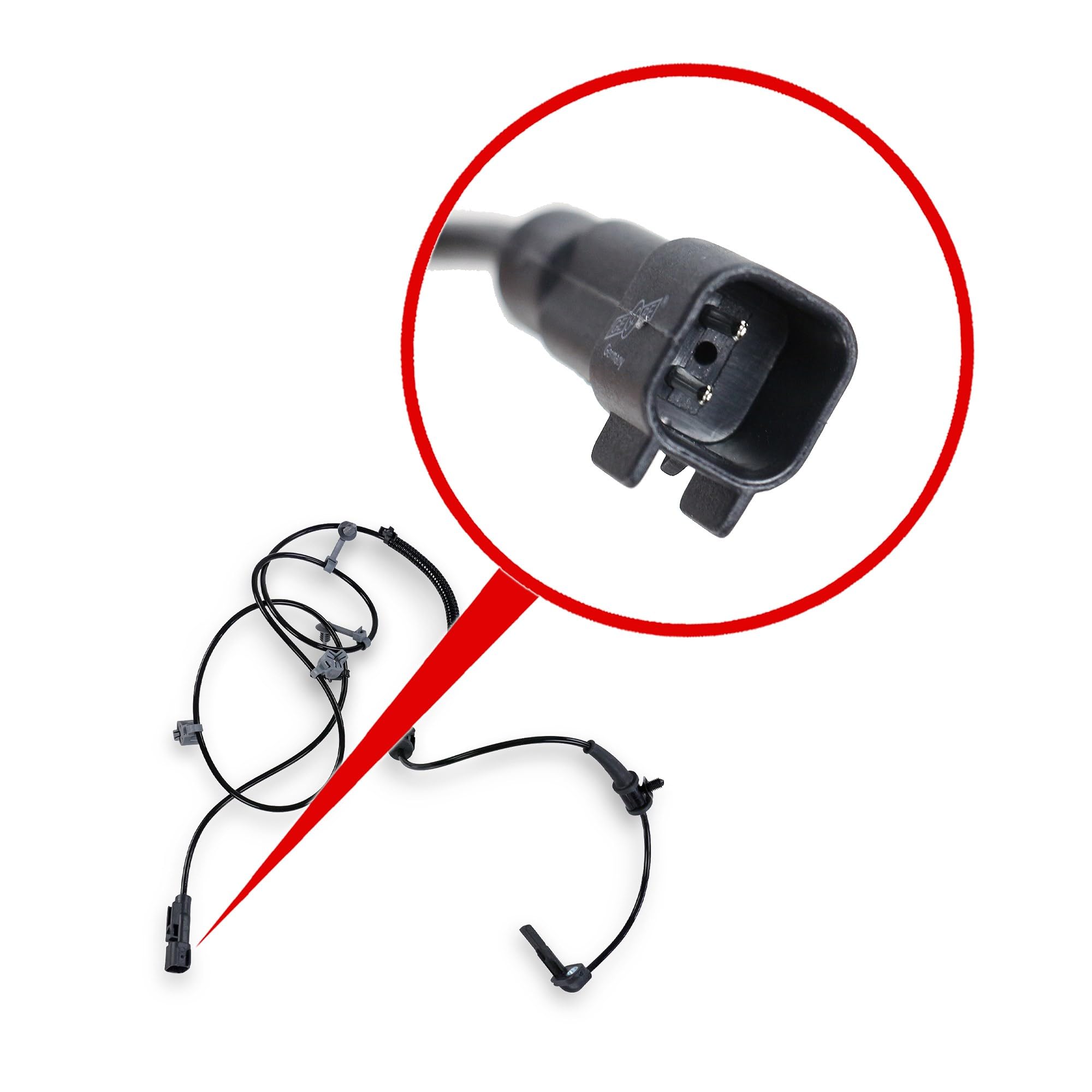ATEC Germany 2x Sensores ABS para eje trasero compatible con OPEL INSIGNIA