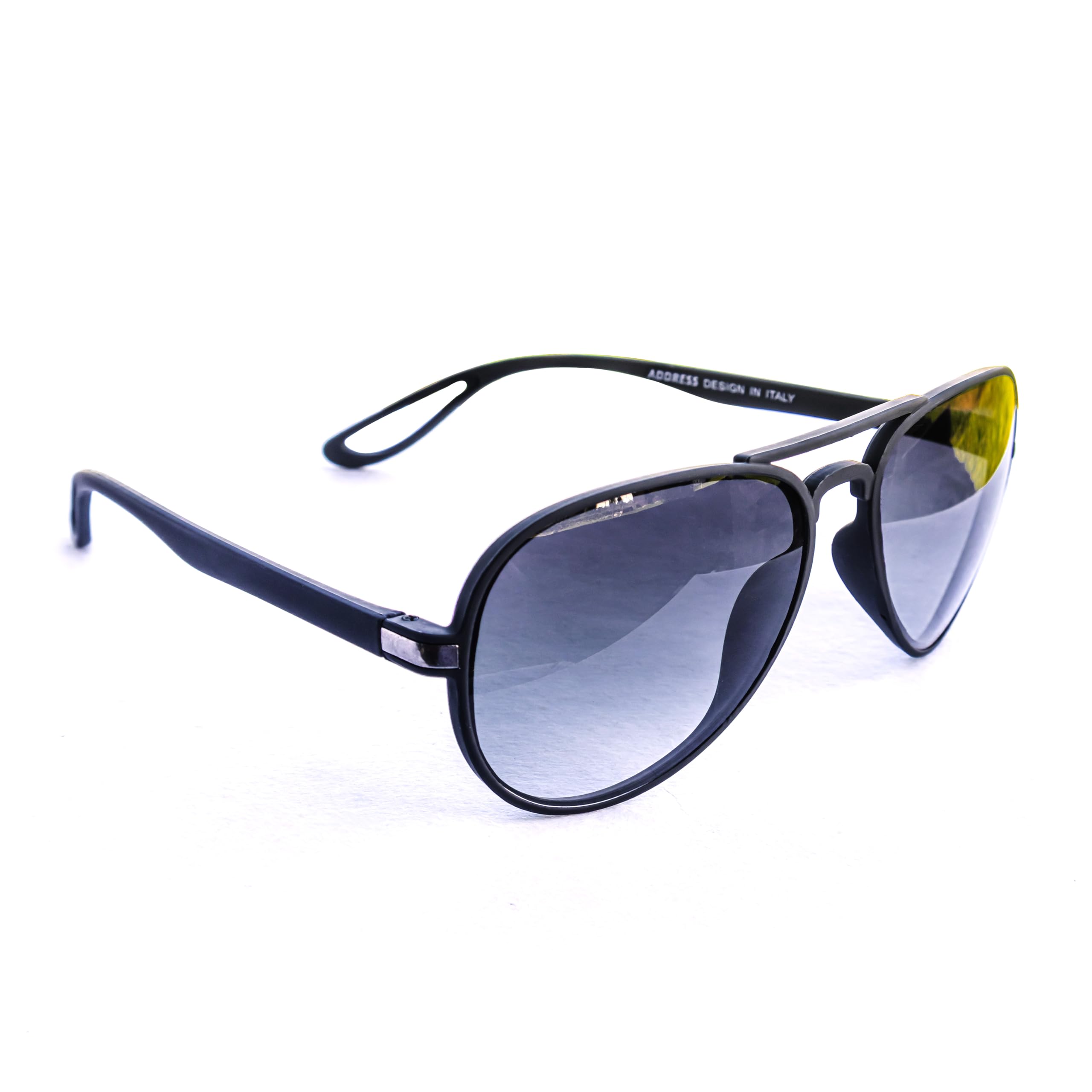 Aviator Sunglasses, Black Frame, UV400 Protection, Gradient Lenses-image-18