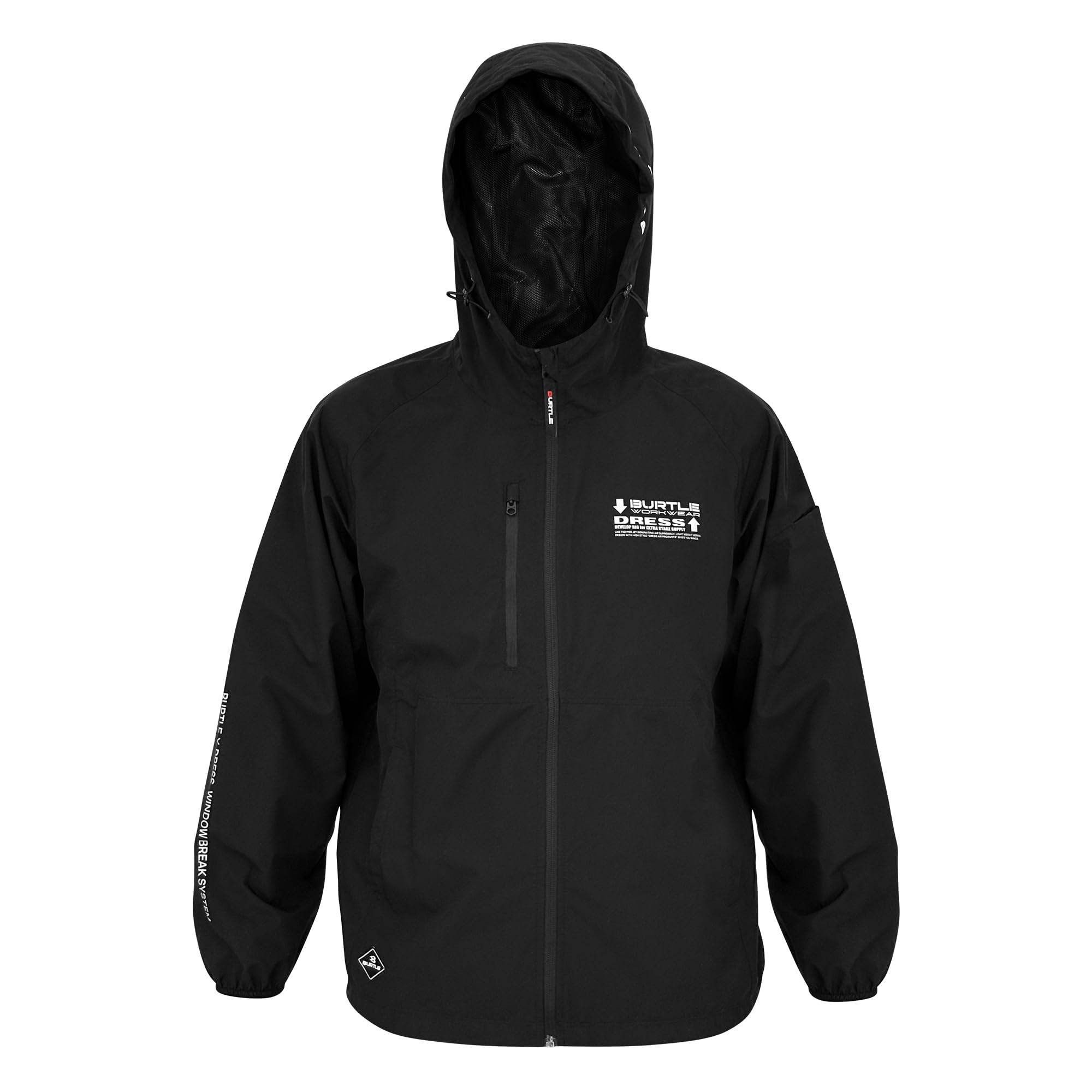 BURTLE×DRESS 480 フーディジャケット XL バートル 撥水 防風 メンズ レディース 作業着 アウトドア 釣り アウター - 1