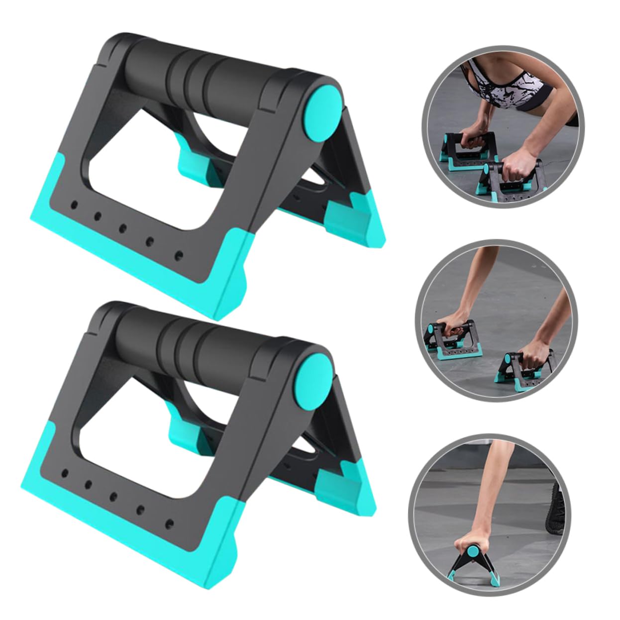 INOOMP Bar Set Handles for Men Workout Equipment Fitness Accessory Abdominal Plate Gym Equipment Workout Tool