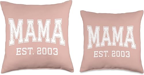 Miniatura 3 de Mama Est 2003 Custom Mom Personalized Mothers Day Customized Throw Pillow