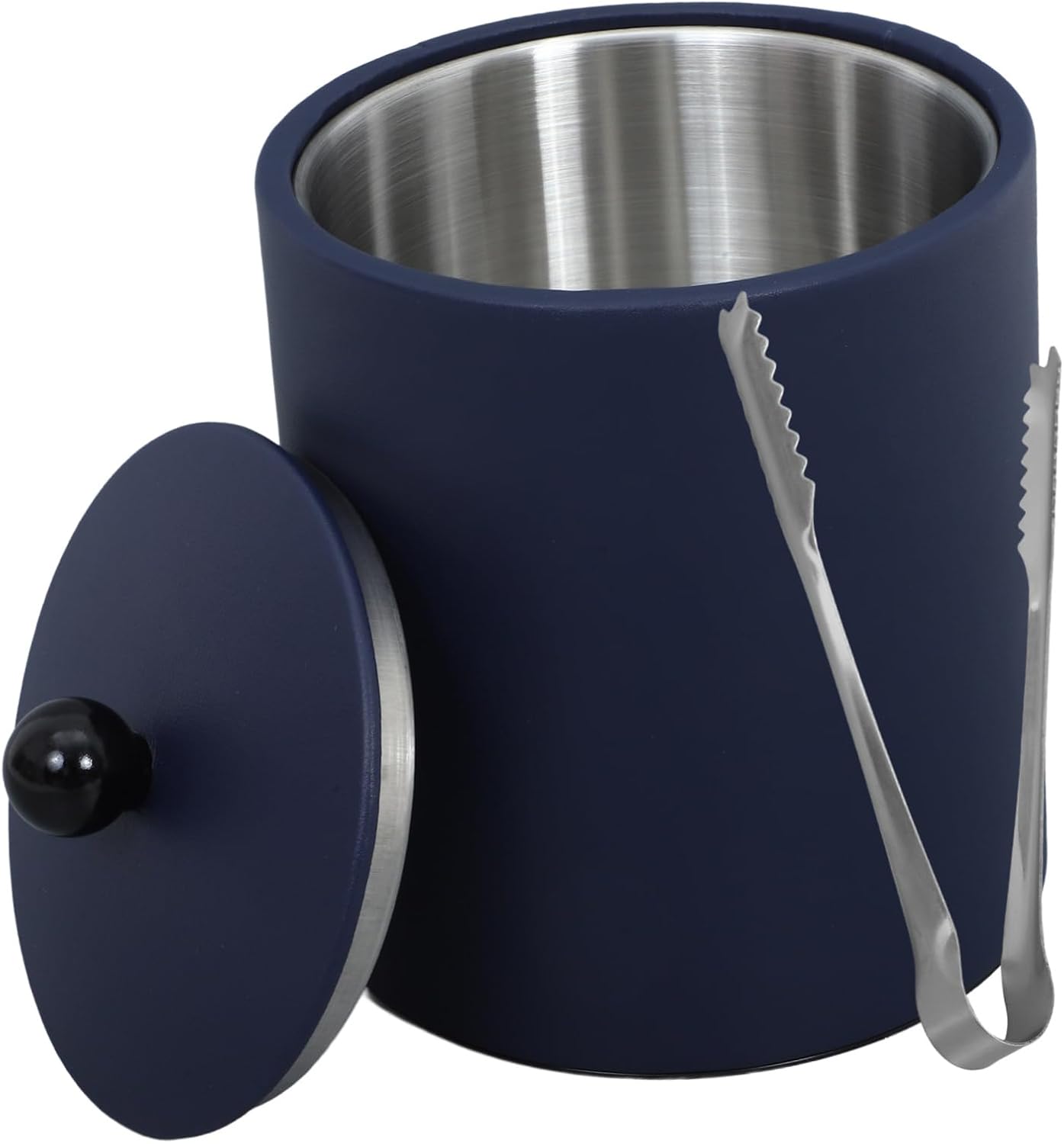 Veemoon Ice Storage Bin Freezer Insulated Ice Bucket for Food Cocktail Bar Hotel Lid Tongs