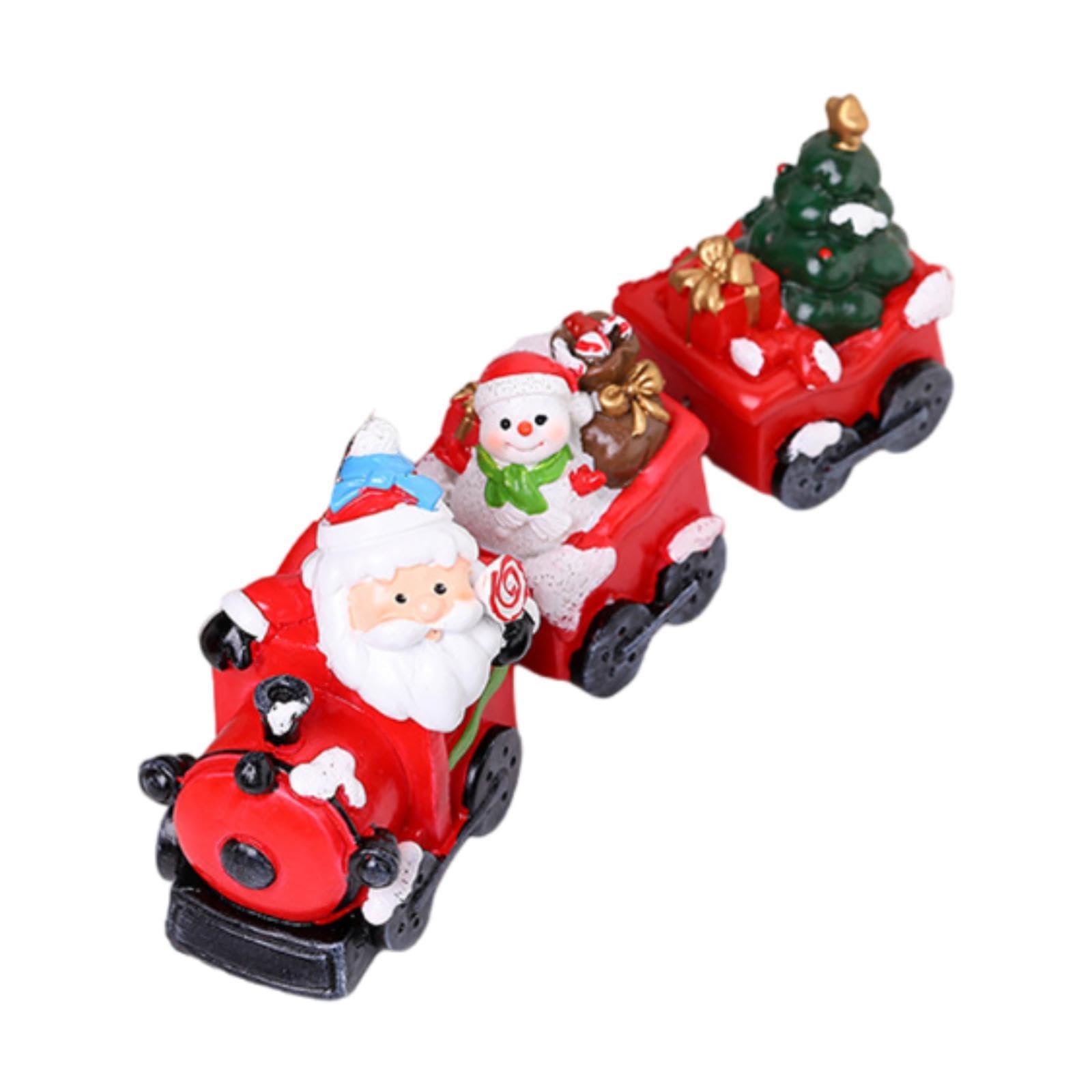Sculpture de train du Père Noël, le cadeau artisanal idéal pour vos proches
