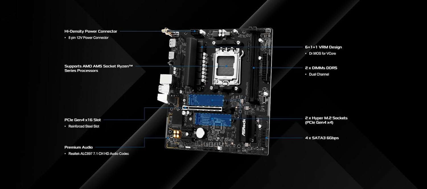 Review da Placa-mãe ASRock A620AM-X WiFi: Testado por 30 dias para gamers