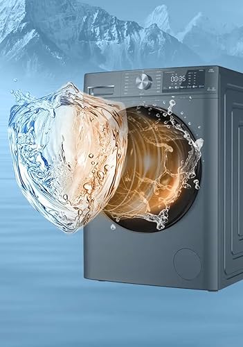 Miniatura 5 de Combinación de lavadora y secadora, 5.0 pies cúbicos, con pantalla LED, 12 selecciones de ciclos todo en uno, lavadora y secadora de carga frontal