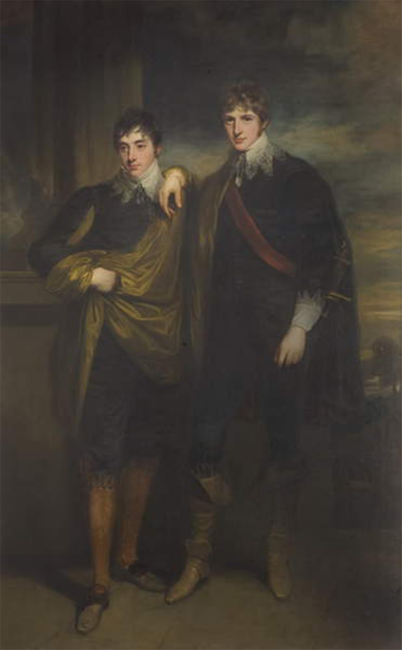 ARTXLXXBN Famous Painting Art Wall Decor Abstract Art Picture Henry Augustus Berkeley Craven and Keppel Richard Craven by Hoppner Animal Pictures for Home Decor 60x90cm