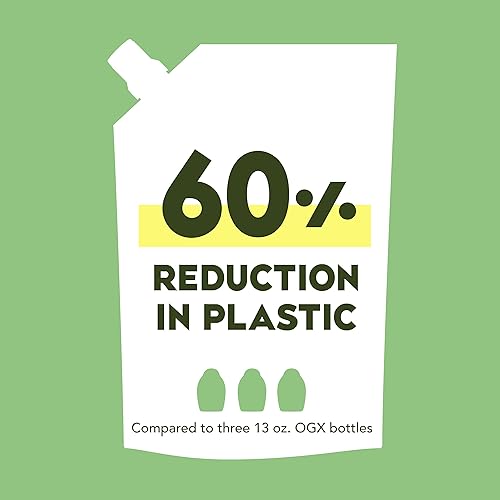 Miniatura 4 de OGX Hydrating  Teatree Mint - Bolsa de repuesto para un cabello fuerte y saludable 36 onzas líquidas