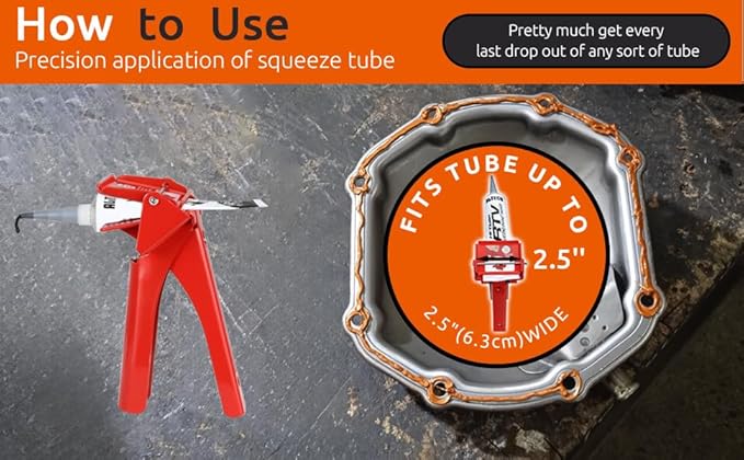 Herramienta Extrusora para Tubos RTV, Dispensador Eficiente miniatura 8