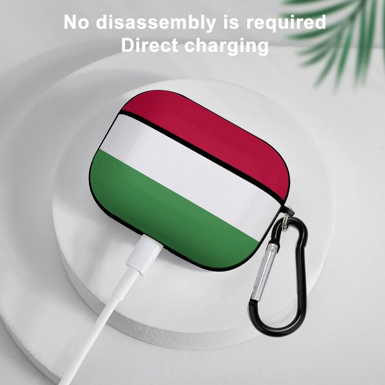 Argentina Flag AirPods Pro Case - Soft Flexible Skin Cover With Keychain For Girls & Boys