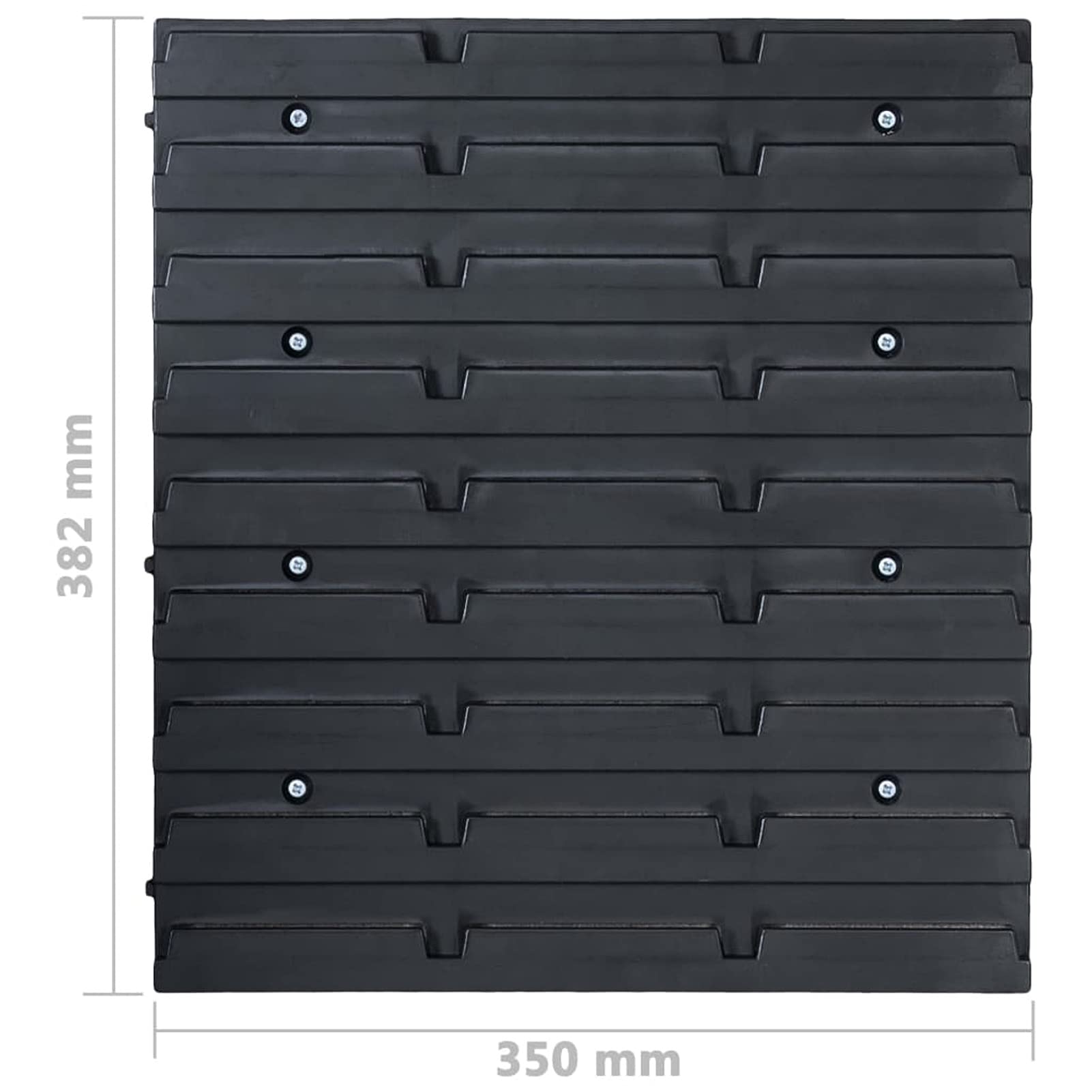 Tidyard 128-tlg. Lagersystem Wandregal, Wandregal mit Stapelboxen, Schrauben Sortierkasten, Werkzeugwand, Werkzeugaufbewahrung, Werkstatteinrichtung, 120 stck. Box, Blau