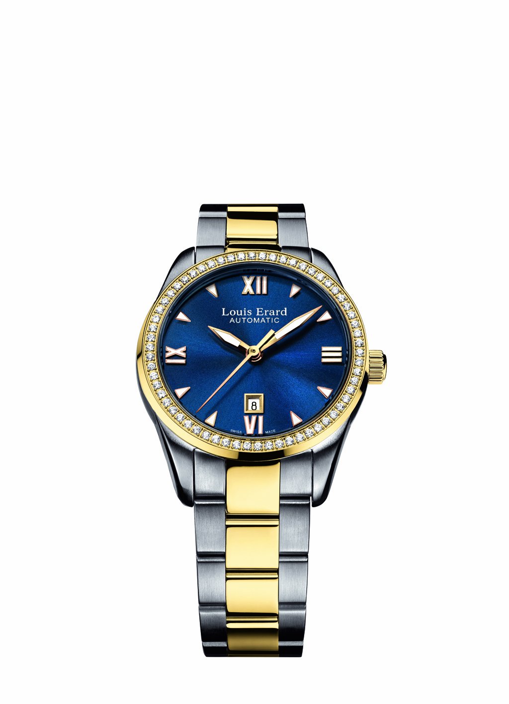 Louis Erard Women's 20100SB25.BMA20 Heritage Rose Gold Diamond Automatic Watch