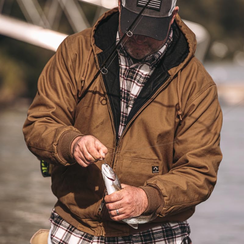 Image of DRI DUCK Cheyenne Men's Cotton Canvas Hooded Work Jacket, 5020