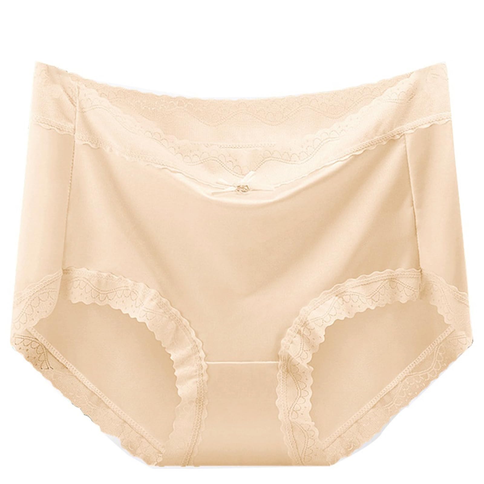 3/4/6-Pack Plus Size Majtki dla Kobiet Oddychające Bielizna Wysoki Stan Stringi Damskie Figi Miękkie Majtki z Koronką