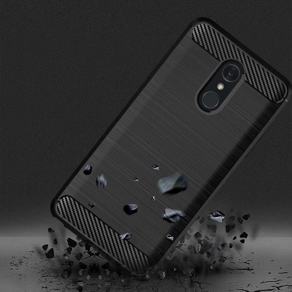 Custodia Ibrida Antiurto Glitterata Per LG Stylo 4 E Stylo 4 Plus, Nuova