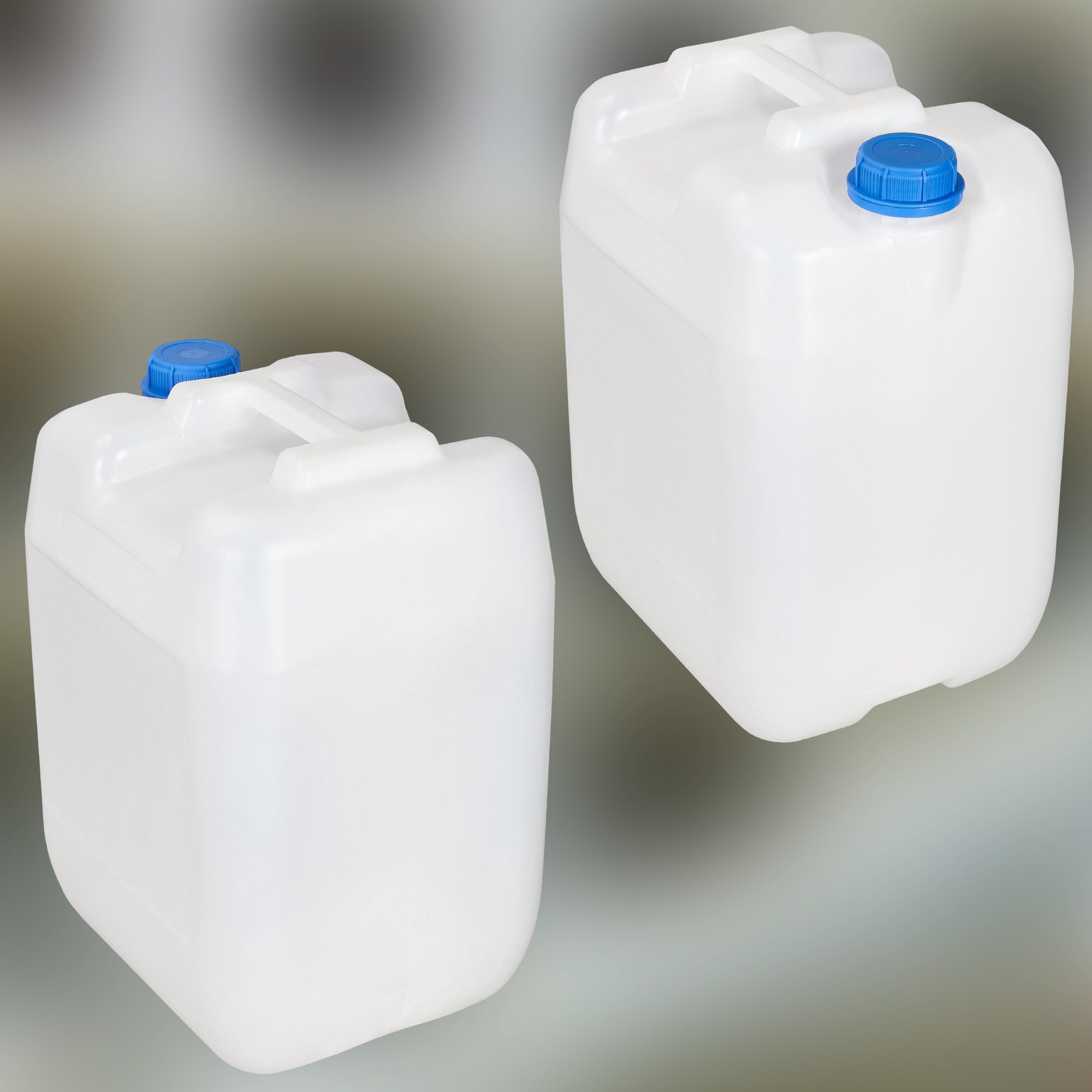 KOTARBAU® Wasserkanister 20L ohne Hahn Kunststoff Kanister für Wasser Kanister lebensmittelecht PE Trinkwasserbehälter mit Schraubverschluss Trinkwasser Kanister Wasserbehälter
