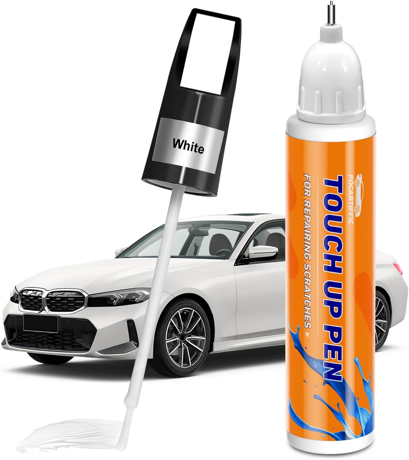Genuine Volkswagen Pure White Touch Up Paint Code LC9A Automotive