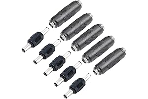 Versatile 12V Connectors: Male & Female Power Cable Jack Adapters