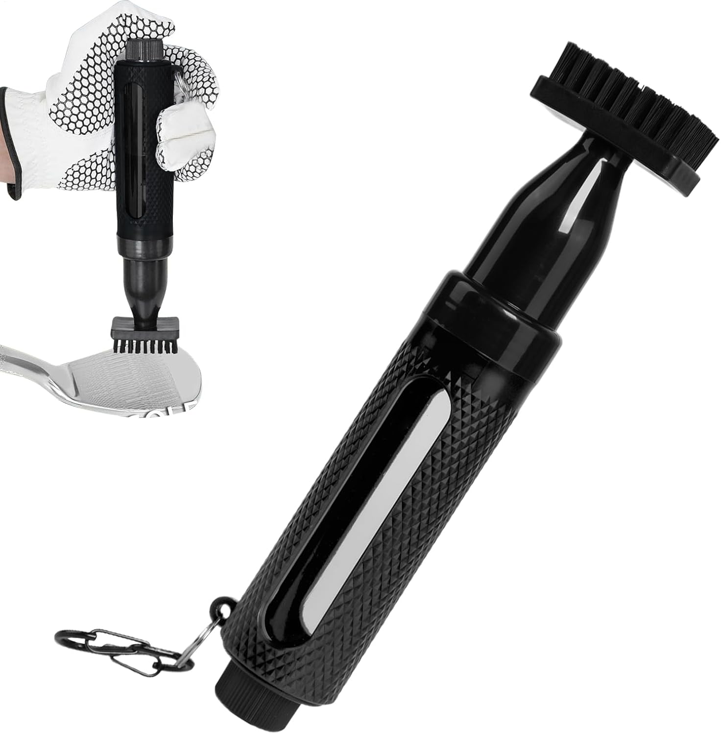 Golf Club Cleaning Brush - Portable Sports Cleaning Tool Soft Bristles,Golf Club Groove Brush | for Women Adults Professionals Beginners Travel Repair Maintenance Care