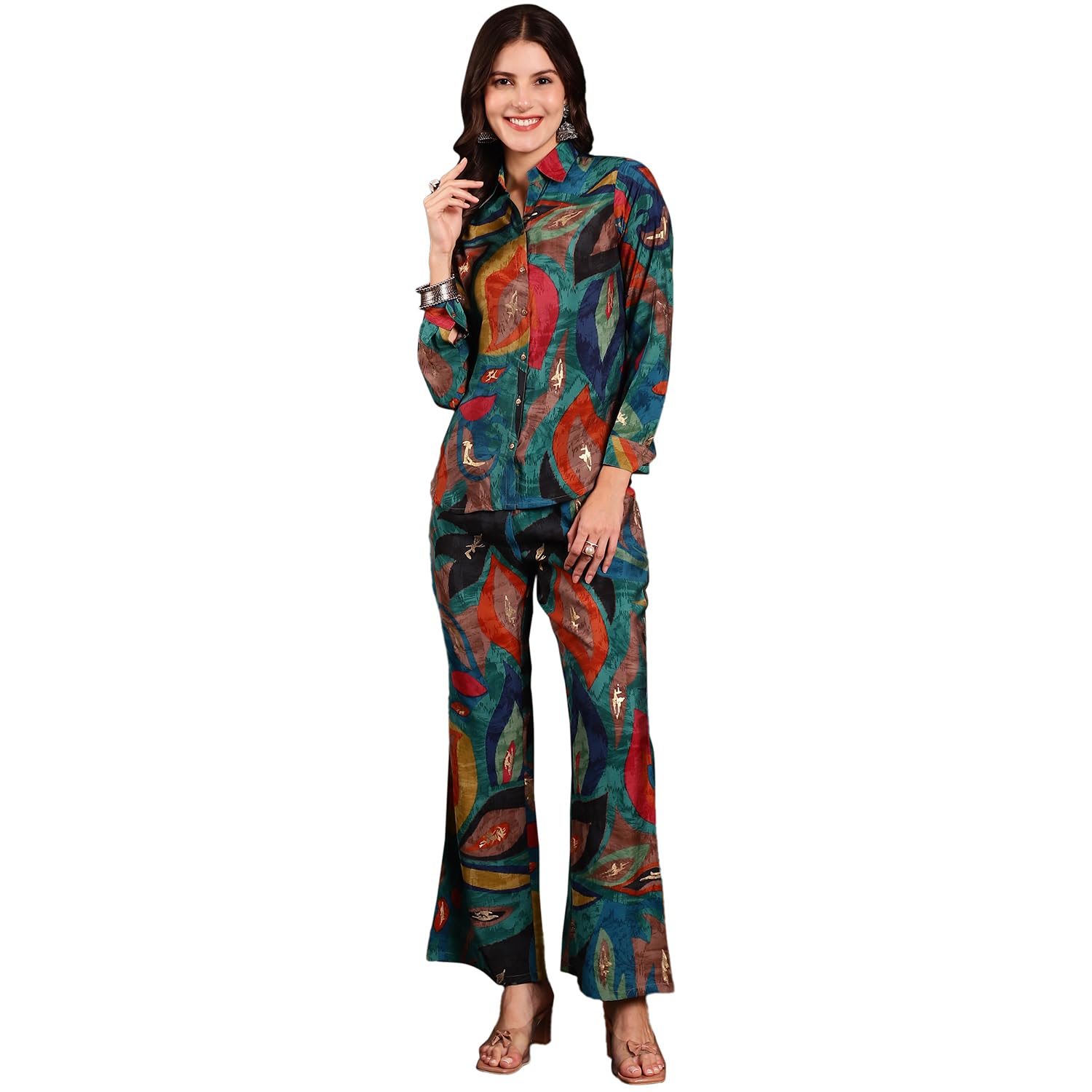 Printed Shirt With Trousers Co-Ords.-image-32