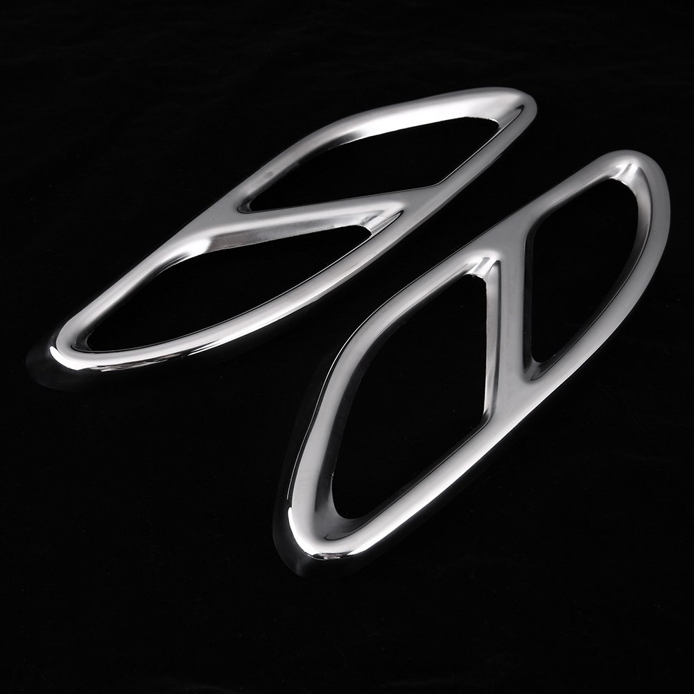 Copertura Del Tubo Di Scarico in Acciaio Inossidabile, Coperchio Del Tubo Di Coda Del Silenziatore Di Ricambio, Per Classe a B C E Glc Gle Gls, W176 W246 W205 W212 W213 X253 W166 X166, Argento