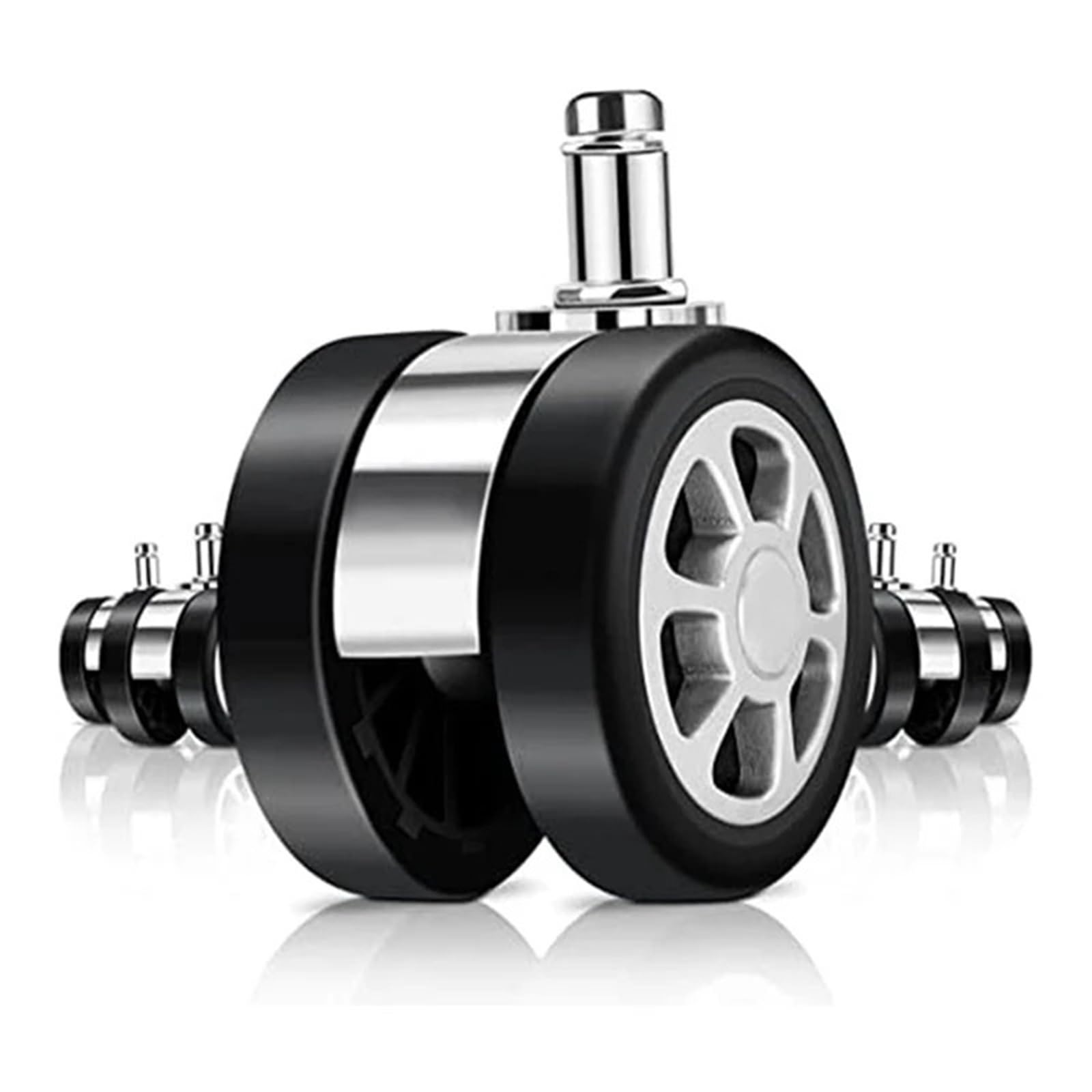 Caster Wheels, 5pcs Office Chair Caster Wheels Replacement Spare Parts Caster Desk Chair Wheels, Rolling Wheels, Chair Casters for Hardwood Floors